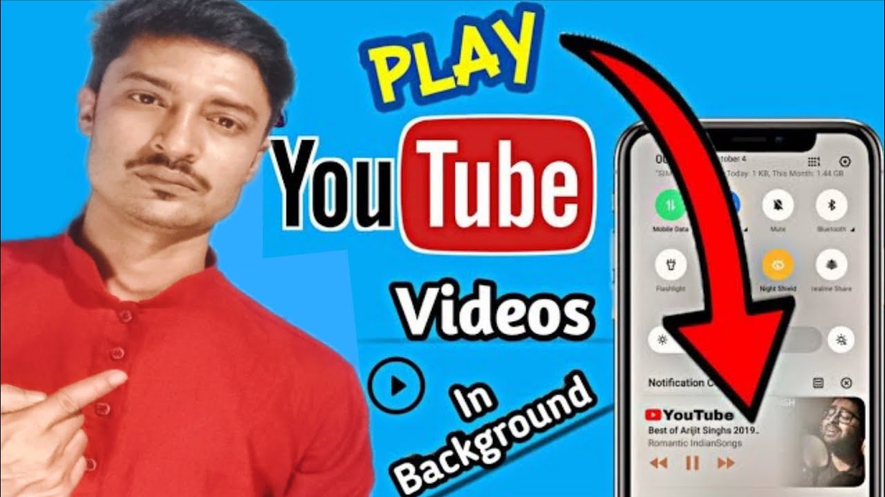 How to Play YouTube Video in Background Android || How to Play YouTube ...