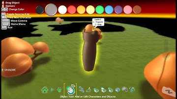 kodu game lab Video 2 how to make water and programing your character