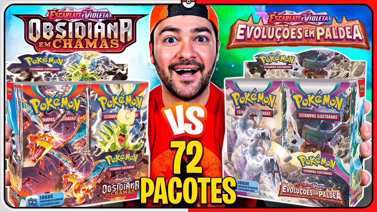 Escarlate e Violeta — Obsidiana em Chamas do Pokémon Estampas