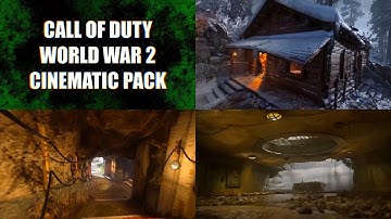 COD: World War 2 Cinematic Pack (Ardennes, Gibraltar, & Pointe Du Hoc) [60fps]