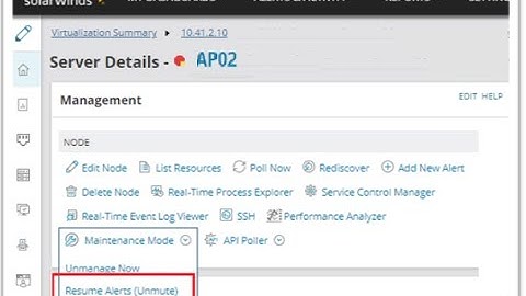 How to mute alert in SolarWinds.mp4