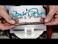 Turning a slimline pen with walnut 1st go  pen turning for beginners