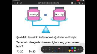Denklem Ve Eşitsizlikler