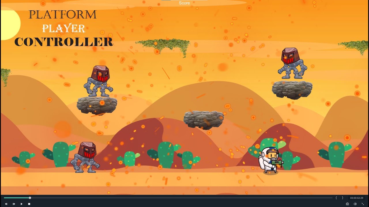 PLATFORM PLAYER CONTROLLER in Unity - YouTube