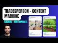 n8n Automation for Tradespeople Form → Social Posts + Before After Image