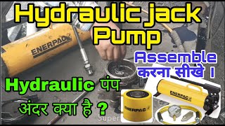 Hydraulic Jack Pump Embly Work Step-By-Step Repair
