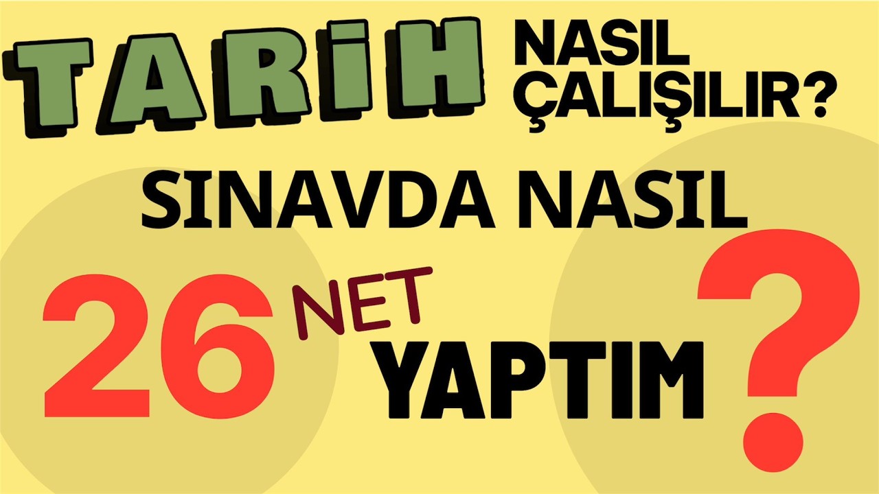 KPSS TARİH NASIL ÇALIŞILIR
