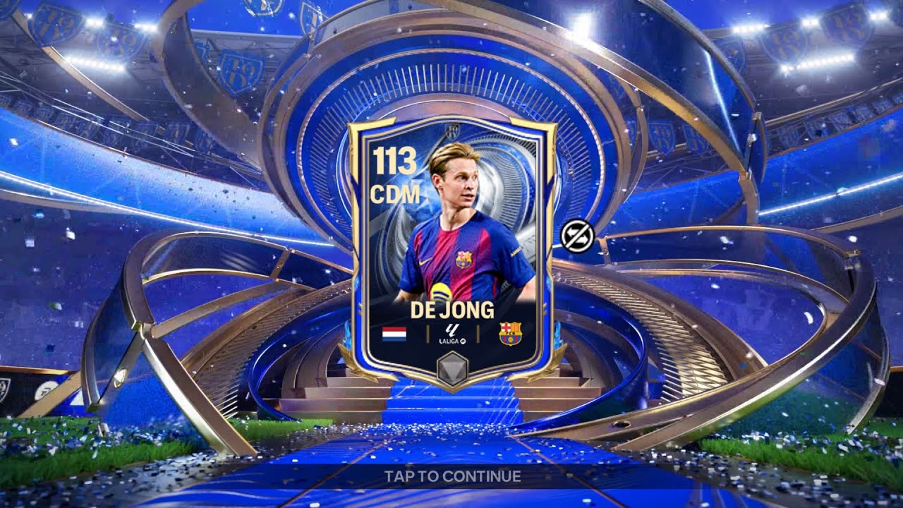 Got De Jong in TOTY in FC mobile 2026!!!