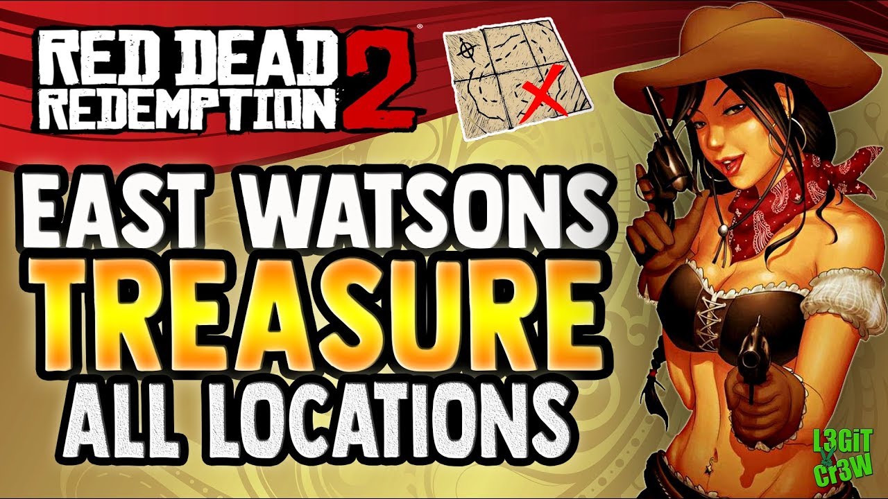 All East Watsons treasure locations - Red Dead Online