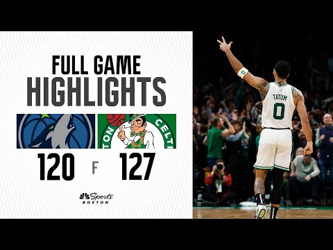 HIGHLIGHTS: C's set franchise record for home wins to start a season with UNREAL OT battle vs. MIN