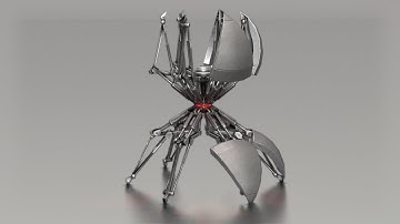 Sphere-Bot Upgrade in Blender-2.81a (WIP-1) Preparations and Optimizations