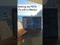 Mexico doesn't allow US hams to operate. Using my Friend's Flex back in WTX. @WB0RLJ #CW #POTA