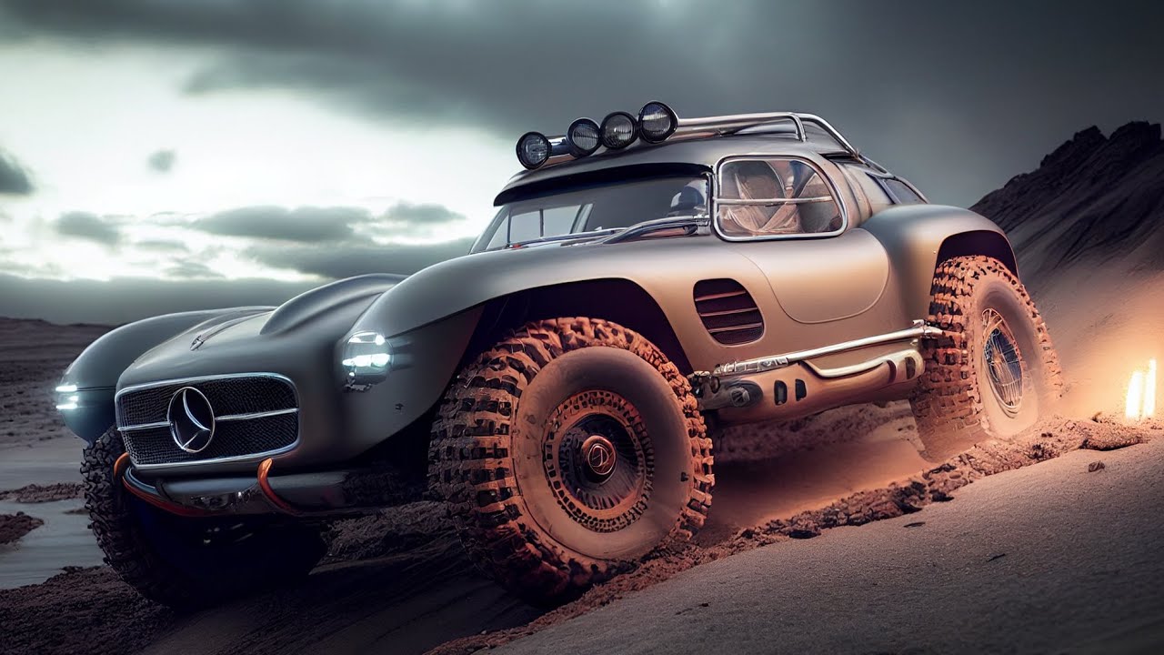 Mercedes Rally Classic Cars: awesome fan art (Midjourney) 