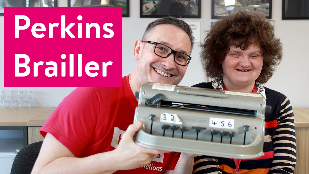 The Perkins Brailler, in use since 1951 | Henshaws Knowledge Village ...