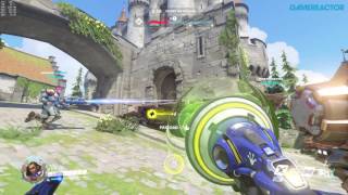 Overwatch - New Map: Eichenwalde Attack Gameplay