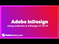 Using Endnotes in InDesign CC 2018
