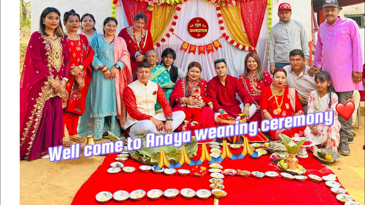 Anaya weaning ceremony❤️😘Sweet Memories ❤️😘