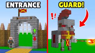 🏰WORLD'S Safest/Smart KINGDOM Build Hacks! [Minecraft] screenshot 4