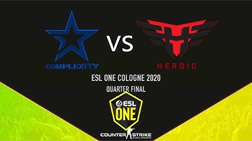 CSGO | COMPLEXITY vs HEROIC- Map2 NUKE | ESL One Cologne 2020 EU - Quarter Final | - HIGHLIGHTS