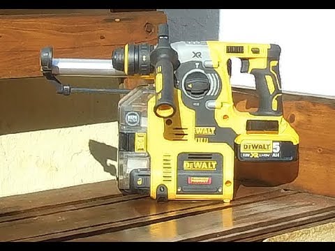 Relativiteitstheorie Boven hoofd en schouder Diverse DEWALT SDS DCH274 P2 and Hepa filter D25303DH - YouTube