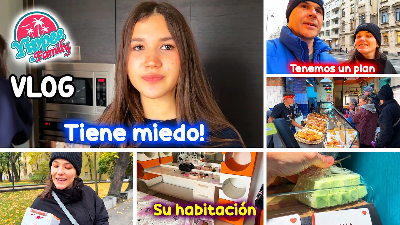 DANIELA tiene mucho MIEDO 😧 + ¿Por qué KATIA LLORÓ al llegar a ESPAÑA? | Vlog en RUSIA