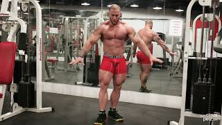 IFBB-212 Pro Caleb Blanchard workout and posing video