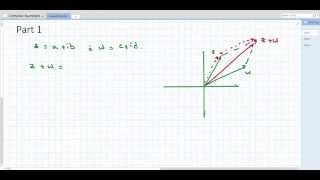 Adding and Subtracting Complex Numbers on an Argand Diagram