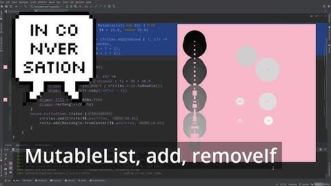 Kotlin Collections #3: MutableList, add, removeIf