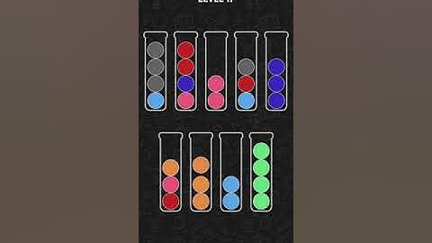 Ball Sort Puzzle   level 17 1 !!! Mobile Cell Phone Game Walkthrough Android / Apple