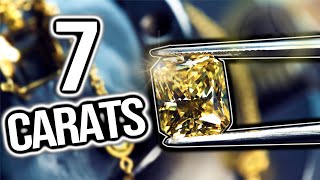 I Put A $300K Yellow Diamond In A Necklace! by Bobby White 146,696 views 1 year ago 7 minutes