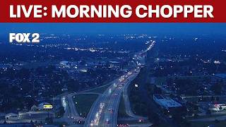 Metro Detroit morning traffic chopper