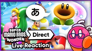 Super Mario Bros. Wonder Direct 8.31.2023 Live Reaction