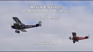 Aerial Carriages - DH51 & Southern Martlet - Shuttleworth Season Premier Airshow 2019