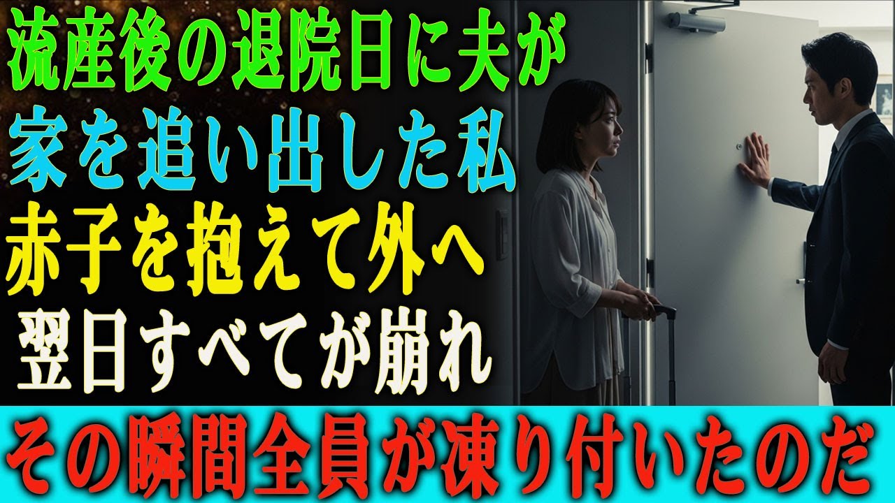 流産して退院したばかりなのに、夫はドアを塞いでこう言った。 「実家に帰れ。両親が静かに休みたいんだ」 私は息子だけを連れて家を出た。 そして翌日――皆が愕然とすることになる。