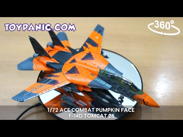 1/72 Ace Combat Pumpkin Face F-14D Tomcat 28 (JC Wing) - 4K - YouTube