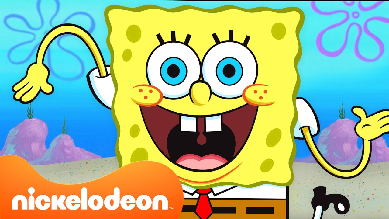 スポンジ・ボブ | スポンジ・ボブと1時間！🧽 | ニコロデオンジャパン