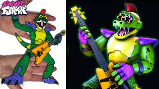 [FNF] Making Glamrock Monty ➤ 3D Pen and Polymer Clay [Poppy Playtime] Friday Night Funkin [FNAF] screenshot 2