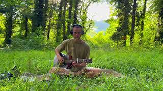 Forest guitar improvisation at sunset (PART 1)/ Лесная гитарная импровизация на закате (ЧАСТЬ 1)