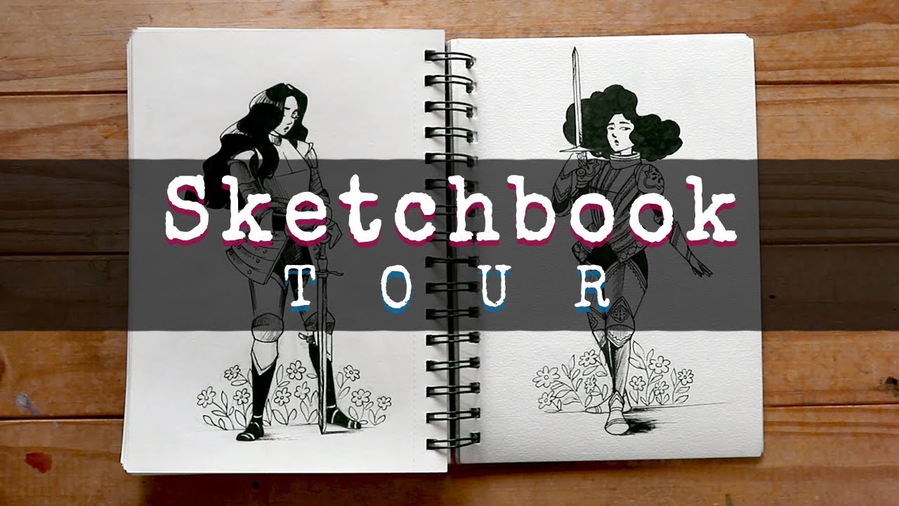 Sketchbook Tour || March - July 2019 - YouTube