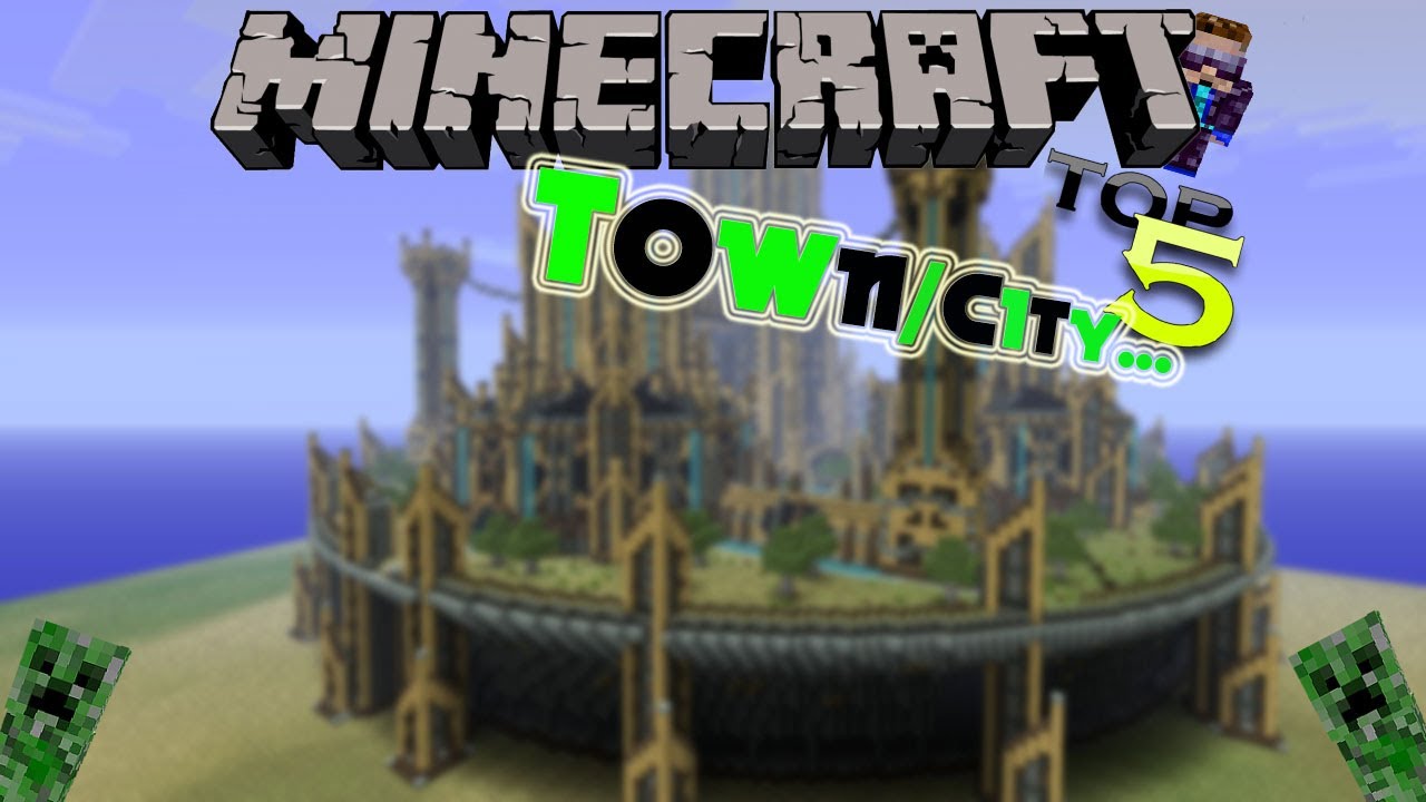 Top 5 Minecraft Towns/City's 1.4.6 - YouTube