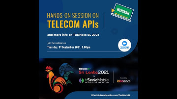 TADHack Webinar - Telecom APIs Hands on Session 1