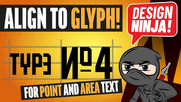NEW! Align to Glyph Feature in Illustrator!