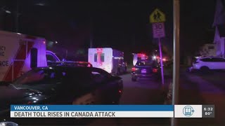 Death toll rises in Vancouver car attack