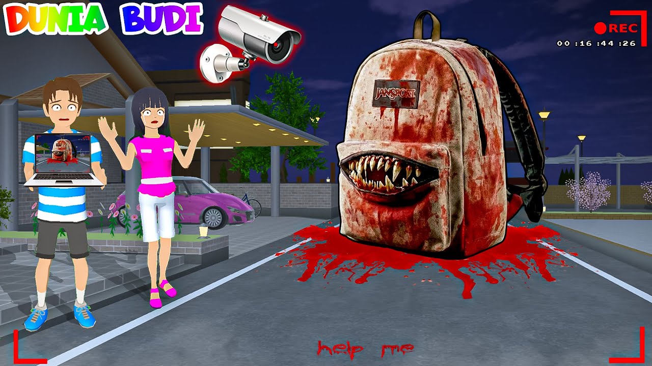 Yuta Mio Panik! CCTV Merekam TAS SEKOLAH PENUH DARAH di Depan Rumah 😱 | Sakura School Simulator