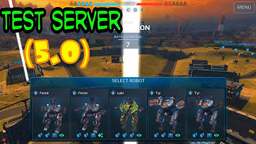 War Robots Test Server (5.0) Rebalanced Again