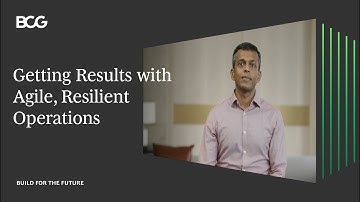 Build for the Future: Getting Results with Agile, Resilient Operations