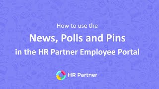 News, Polls and Pins in the HR Partner Employee Portal