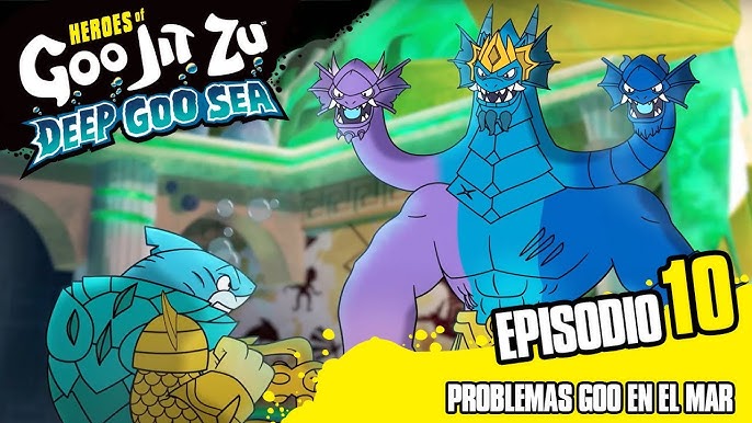 Héroes de Goo Jit Zu - Figura de King Hydra del Deep Goo Sea con triple  ataque 3 en 1 del poder de Goo. ¡También emite sonido de batalla y luz! 