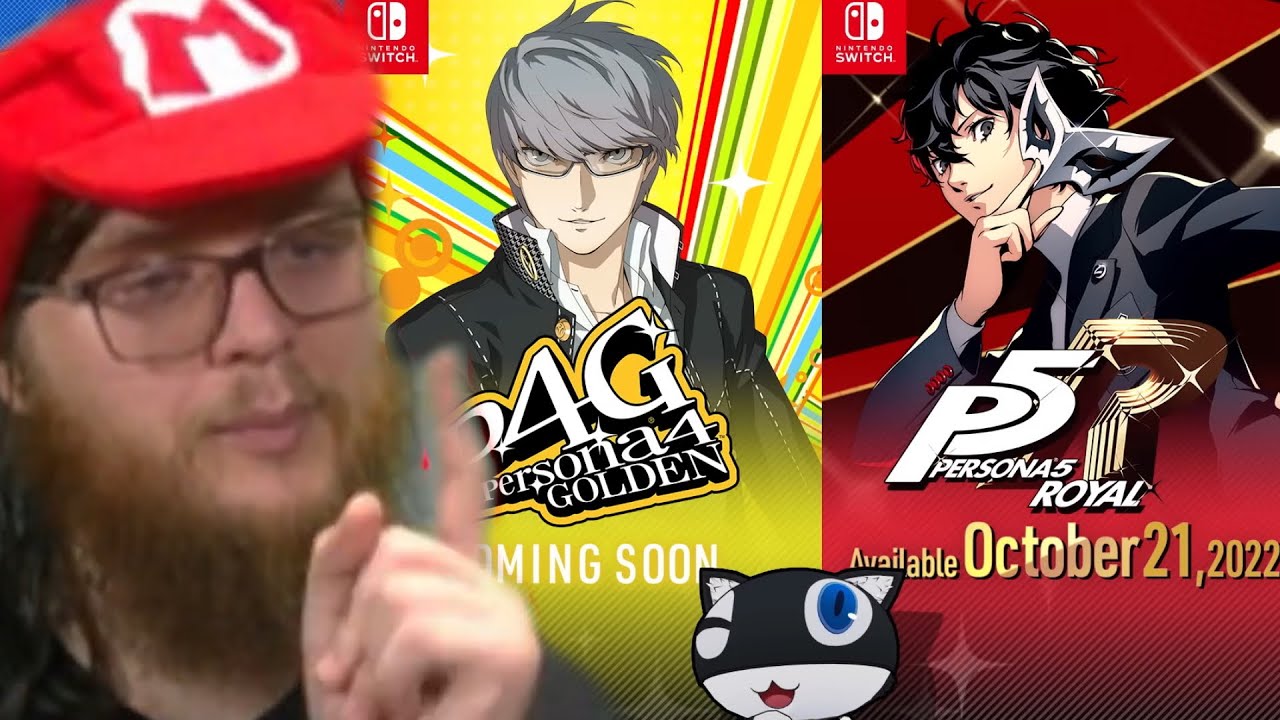 Reaction: Persona 5 Royal, Persona 4 Golden, Persona 3 Portable Switch Collection