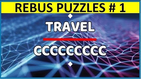 Rebus Puzzles with Answers | Solve this brain teasers | Word Game to Play with Family | Trivia